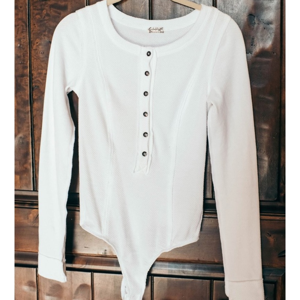 Free People Intimate Frankie Henley Thong Bodysuit - Picture 4 of 8